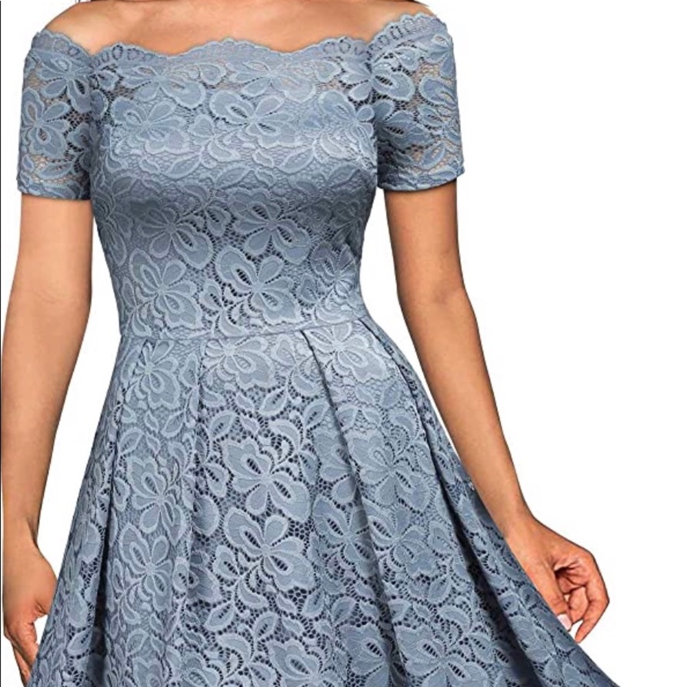 Womens Vintage Floral Dress